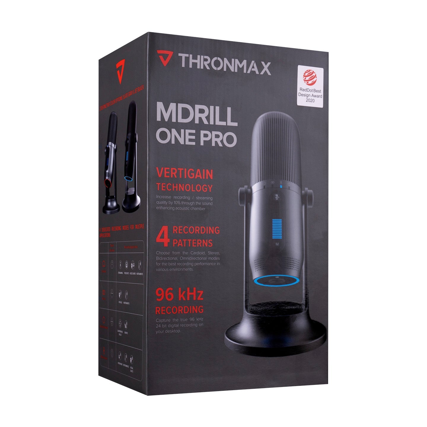 Thronmax MDrill One Pro | USB Condenser Mic | 4 Pickup Patterns | Gaming, YouTube, Music Recording, Streaming, Online Calls | Broadcast-Quality Sound | VERTIGAIN® Technology My Store