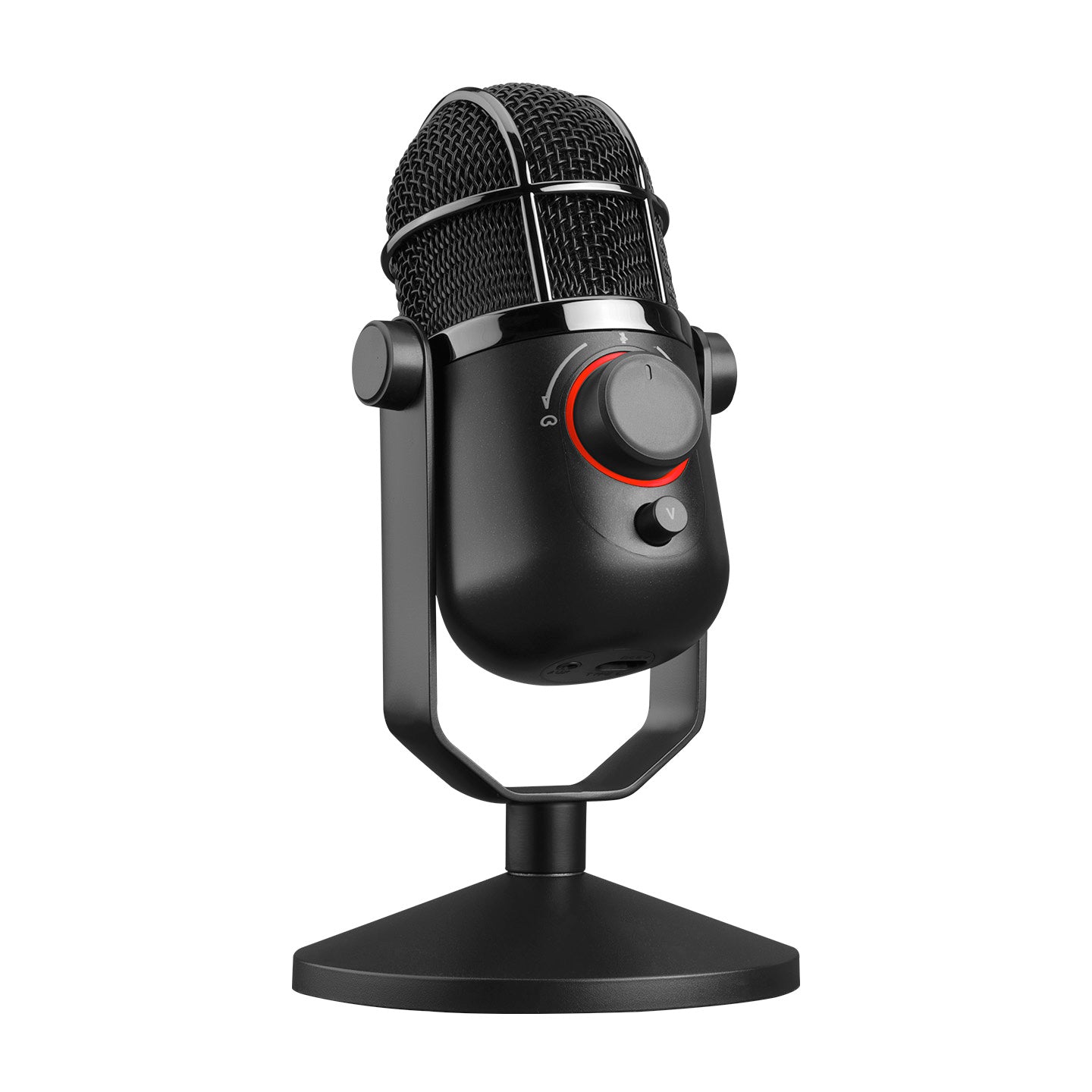 THRONMAX MDRILL Dome Professional USB Studio Condenser Microphone for Chatting/Skype/YouTube/Recording/Gaming/Podcasting for iMac PC Laptop Desktop Windows Computer (Black)